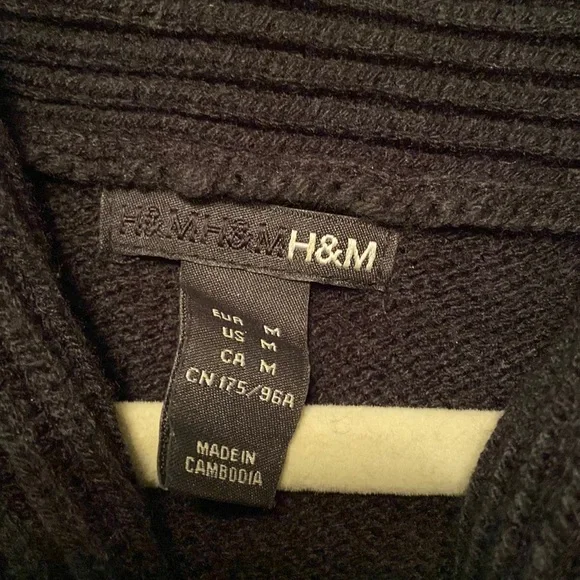 H&M | Dresses | Black Sweater Dress Hm